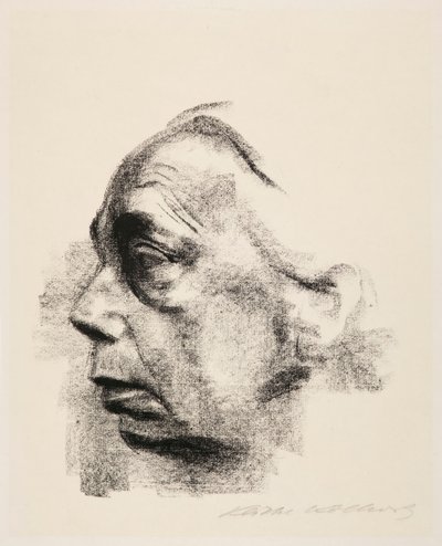 Self-Portrait in Profile by Käthe Kollwitz