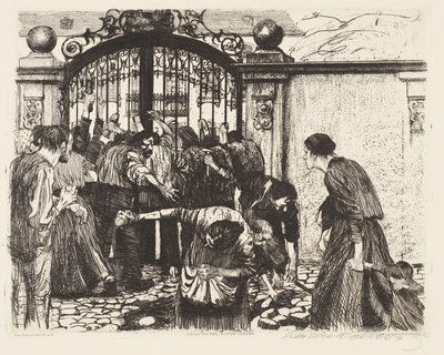 Storm (Attack) by Käthe Kollwitz