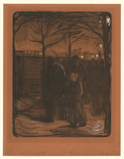 Suburb (1st State) by Käthe Kollwitz