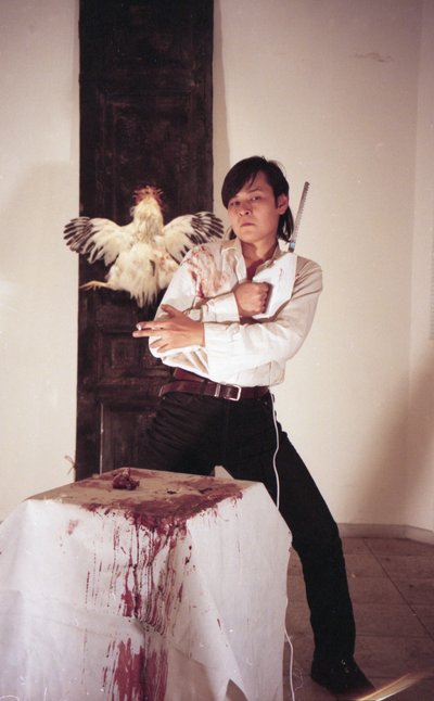 Bloody Table Performance by Kanat Ibragimov