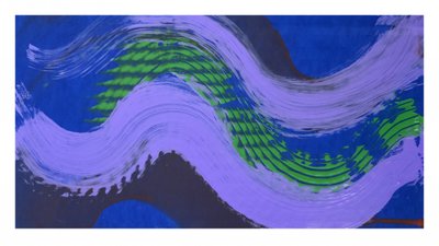 Vibrant Abstract Waves by Kanat Ibragimov