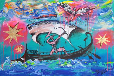Vibrant Mythical Journey by Kanat Ibragimov
