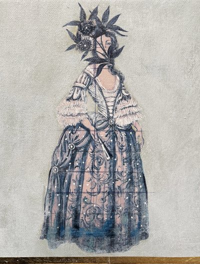 Rococo Cannabis Queen by Karenina Fabrizzi
