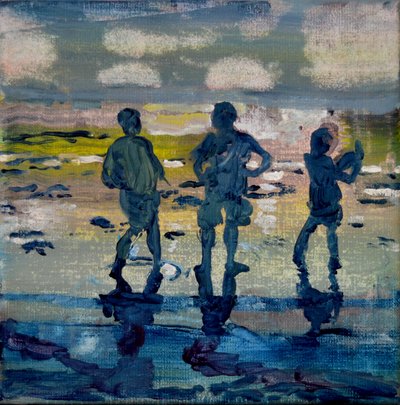 Coastal Reflections Sunset by Karin Bos
