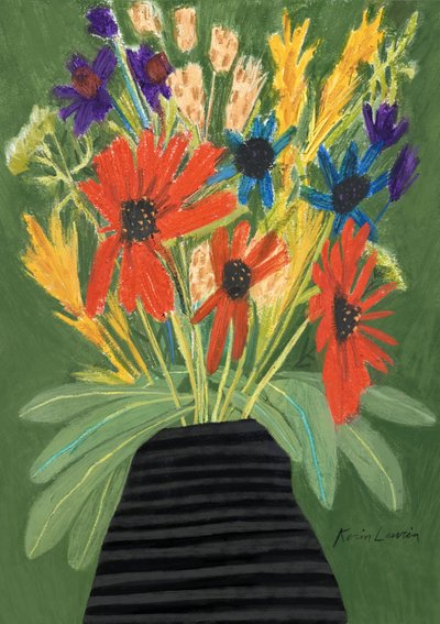 Vibrant Floral Bouquet by Karin Lauria