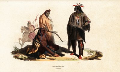 Crow People at Fort Clarke by Karl (after) Bodmer