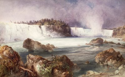 View of Niagara Falls by Karl Bodmer