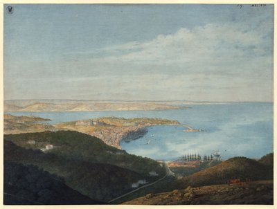 View of Trieste by Karl Friedrich Schinkel