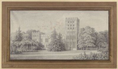 Berlin. Cavalier House on Peacock Island. View by Karl Friedrich Schinkel