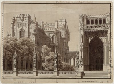 Decoration for General Use. Castle by Karl Friedrich Schinkel