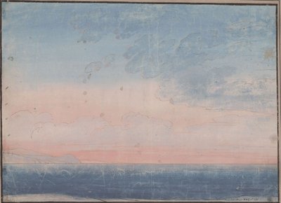 Decoration for General Use. Southern Sea Horizon by Karl Friedrich Schinkel