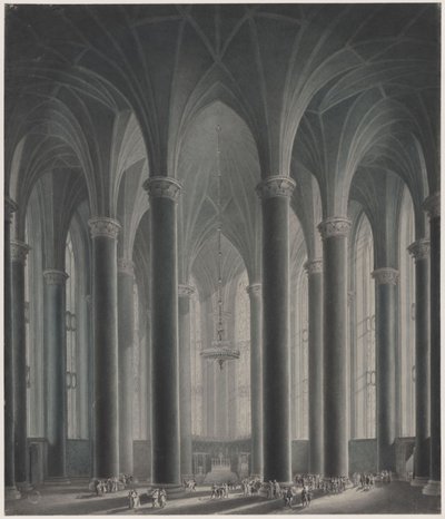 The Residence of a Prince. Interior View by Karl Friedrich Schinkel