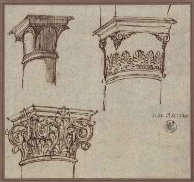 Three Capitals by Karl Friedrich Schinkel