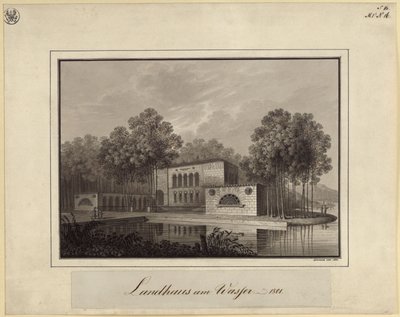 Country House by the Water by Karl Friedrich Schinkel