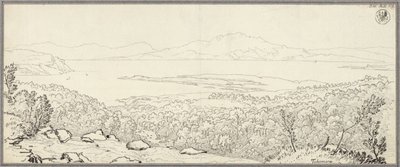 Scottish Coastal Landscape near Tobermory on the Isle of Mull by Karl Friedrich Schinkel