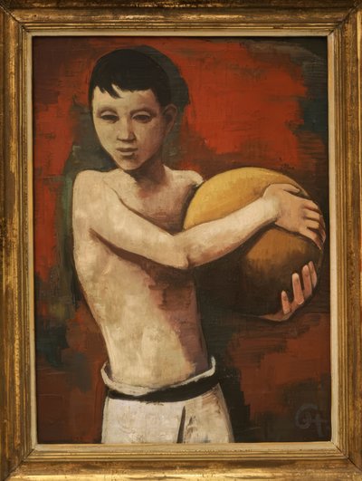 Boy with a Ball by Karl Hofer