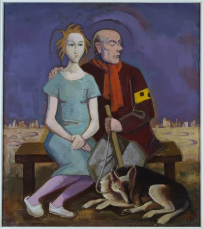 The Blind Man and the Girl by Karl Hofer