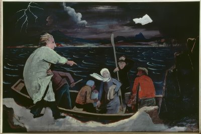 The Landing by Karl Hofer