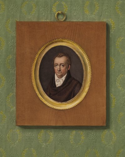 Portrait of Johann Wolfgang Goethe by Karl Josef Raabe
