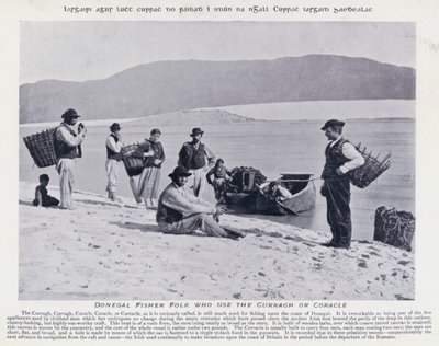 Donegal Fisher Folk who use the Curragh or Coracle by Karl Karlovich Piratsky