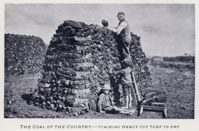 The Coal of the Country, Stacking Newly Cut Turf to Dry by Karl Karlovich Piratsky