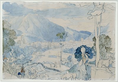 View of Trent by Karl Philipp Fohr