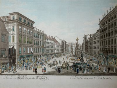 The Graben in Vienna by Karl von Schutz