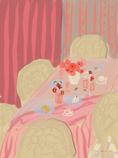 Rose Table by Katharina Puritscher