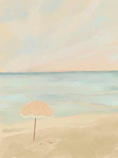 Tranquil Shoreline by Katharina Puritscher