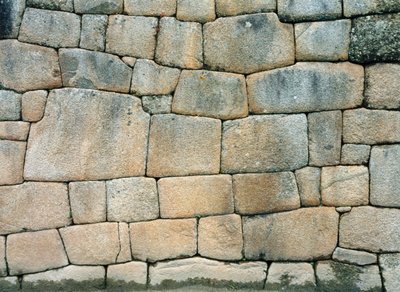 Detail of Stonework from the Inca Settlement by Katie Attenborough