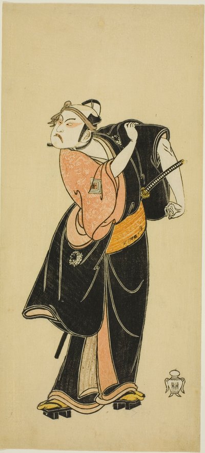The Actor Ichikawa Raizo I as Hanakawado no Sukeroku in the Scene 