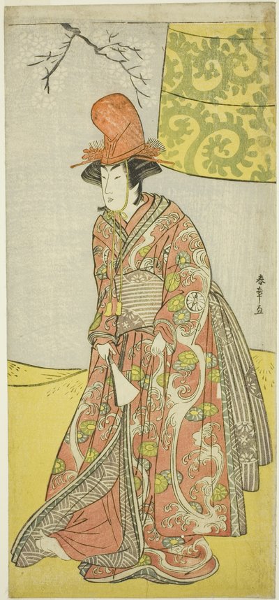 The Actor Segawa Kikunojo III or Segawa Otome as a Shirabyoshi Dancer in Musume Dojo-ji, in the Play Edo no Hana Mimasu Soga or Buke no Hana Musume no Adauchi, Performed at the Nakamura Theater in the Fourth Month, 1783 by Katsukawa Shunsho