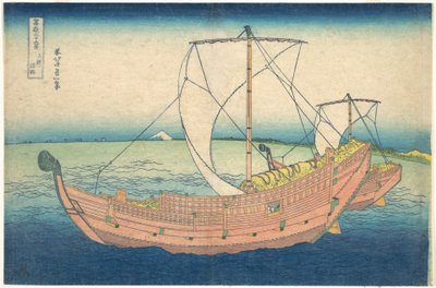 At Sea off Kazusa, from the Series Thirty-six Views of Mount Fuji by Katsushika Hokusai