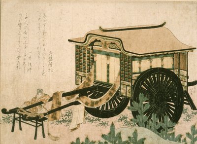 Court Carriage by Katsushika Hokusai