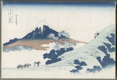 Inume Pass in Kai Province by Katsushika Hokusai