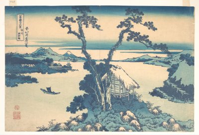 Lake Suwa in Shinano Province, from the Series Thirty-six Views of Mount Fuji by Katsushika Hokusai