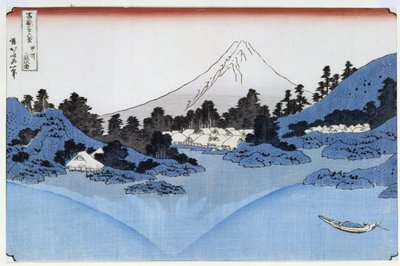 Mount Fuji Reflected in Lake Misaica, from the series 