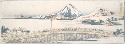 Okazaki, from the Series Fifty-three Posts of Spring Pleasures by Katsushika Hokusai