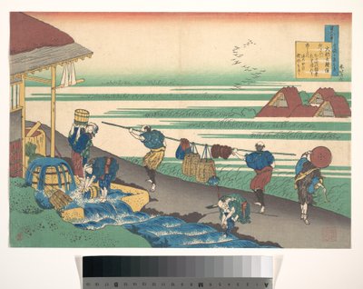 Poem by Dainagon Tsunenobu, from the series One Hundred Poems Explained by the Nurse by Katsushika Hokusai