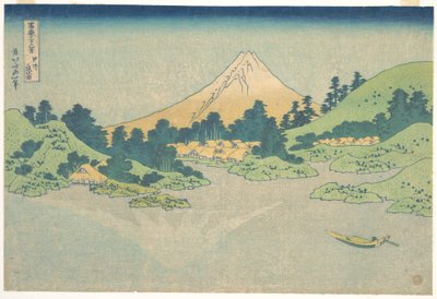 Reflection in Lake at Misaka in Kai Province, from the series Thirty-six Views of Mount Fuji by Katsushika Hokusai