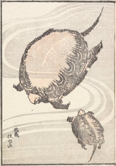 Sayama-ga-ike Pond in Musashi Province by Katsushika Hokusai