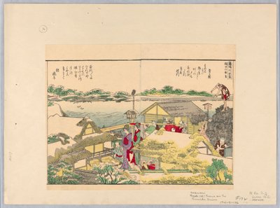 Scene on the Sumida River by Katsushika Hokusai