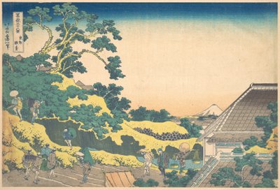 Surugadai in Edo, from the Series Thirty-six Views of Mount Fuji by Katsushika Hokusai