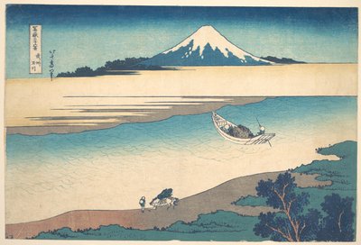 Tama River in Musashi Province, from the series Thirty-six Views of Mount Fuji by Katsushika Hokusai