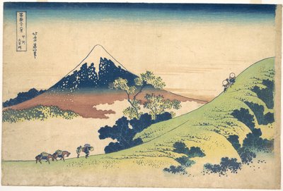 The Inume Pass in Kai Province, from the series Thirty-six Views of Mount Fuji by Katsushika Hokusai