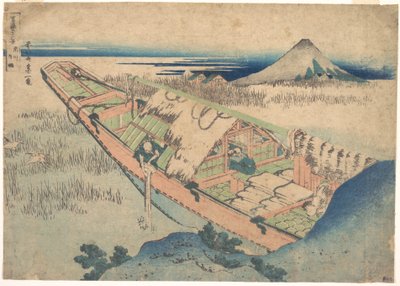 Ushibori in Hitachi Province, from the Series Thirty-six Views of Mount Fuji by Katsushika Hokusai