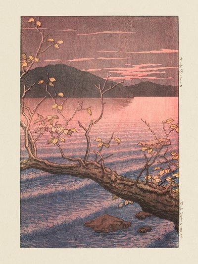 Towada Lake, Aomori (1932) by Kawase Hasui