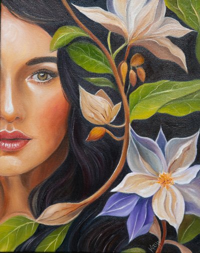 Woman in Bloom by Kay Shanley