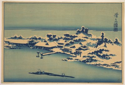 Winter Landscape by Keisai Eisen