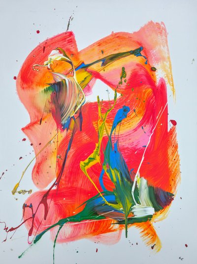 Vibrant Abstract Expression by Kenneth Cowins